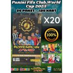 Panini Fıfa Club World Cup 25 Trading Cards (20 Paket) - Fifa Dünya Kupası 2025 Trading Futbolcu Oyuncu Kartı Panini