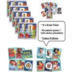 Panini Fifa World Cup 2026 Dünya Kupası Resmi Sticker Seti x 10 Paket (Toplam 70 Çıkartma) - Ahşap