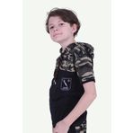 PANİO KİDS Kapşonlu Kamuflaj Desen Erkek Çocuk T-shirt
