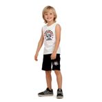 panios kids Tiger Roar Baskılı Erkek Çocuk Askılı Tişört ve Şort Alt-Üst Takım