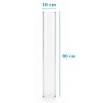 Panipal Outdoor Pelet Sobası Için Borosilikat Cam Boru 80 cm