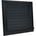 Panjur Fan 40x35 cm Alüminyum Hareketli Yüzeysel Antrasit Gri Banyo Wc Menfezi