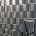 PanKor Panel Çit Kapatma Bantları - Yüksek Güvenlik ve Gizlilik için Dayanıklı, Estetik Koruma Çözümü - Toz, Rüzgar ve Ses Engelleyici, Kolay Montajlı - 50 metre (Antrasit, 6cm)