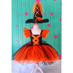 PANO KİDS Halloween (Cadılar Bayramı) Kostümü - 4 - 5 Yaş - Turuncu - Siyah