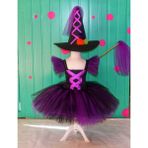 PANO KİDS Halloween (Cadılar Bayramı) Kostümü - 5 - 6 Yaş - Mor