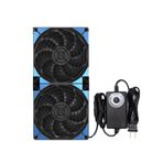 PANO-MOUNTS 240 mm Ayarlanabilir Bilgisayar PC Havalandırma Fanı, AC Fişli 3-12 V Hız Kontrolörü, Tavuk Kümesi Rafı Uzay Penceresi Duvar Dolabı Sunucu Madencilik Ekipmanı Egzoz Soğutma