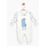 Panolino Bebek Salopet Takım 16350 - 1 - 1,5 Yaş - Ekru