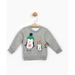 Panolino Bebek Sweatshirt 16542 - Gri - 1,5 - 2 Yaş