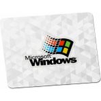 Panorama Ajans Nostalji Microsoft Logo Sticker Tasarım Mouse Pad