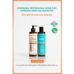 Panorama Professional Bond Plex 12 Etki 1 Arada/400 ml Şampuan 400 ml Saç Bakım Kremi ve 100 ml Saç Bakım Yağı