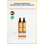 PANORAMA PROFESSIONAL Professional Dökülme Karşıtı 2'li Set 2*200 ml Saç Toniği /vegan / Sulfatsız