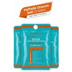 PANORAMA PROFESSIONAL Yıpranmış Saçlar Için Onarıcı Bond Plex 4 Yağlı Uzamaya Yardımcı Saç Bakım Maskesi - 25 ML 3'lü Set