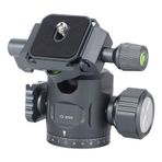 Panoramik Gimbal Video Kafası, Hızlı Serbest Bırakma Plakalı Sönümleme Tripod Başlığı, 360 ° Döner, DSLR Kamera Için 12kg'a Kadar Yük
