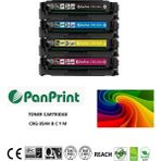 PanPrint Canon CRG-054H Siyah Mavi Sarı Kırmızı Takım Yüksek Kapasiteli Muadil Toner 2500 Sf. - Siyah - Mavi - Sarı - Kırmızı