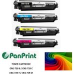 PanPrint Canon CRG-729 Siyah-Mavi-Sarı-Kırmızı Takım Muadil Toner - Siyah - Mavi - Sarı - Kırmızı