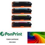 PanPrint Canon I-Sensys LBP-613CDW Siyah-Mavi-Sarı-Kırmızı Takım Muadil Toner (CRG-045H) - Siyah - Mavi - Sarı - Kırmızı