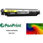 PanPrint Canon I-Sensys LBP-7018C Sarı Muadil Toner (CRG-729 Y)