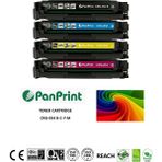 PanPrint Canon I-Sensys MF-644CDW Siyah Mavi Sarı Kırmızı Takım Muadil Toner - Siyah - Mavi - Sarı - Kırmızı