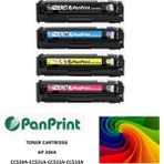 PanPrint Hp Color Laserjet CP2025DN Siyah-Mavi-Sarı-Kırmızı Takım Muadil Toner - Siyah - Mavi - Sarı - Kırmızı