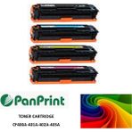 PanPrint Hp Color Laserjet Pro M252N Siyah-Mavi-Sarı-Kırmızı Takım Muadil Toner (CF400A) - Siyah - Mavi - Sarı - Kırmızı