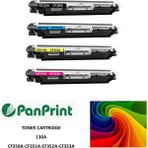 PanPrint Hp Color Laserjet Pro Mfp M177FW Siyah-Mavi-Sarı-Kırmızı Takım Muadil Toner - Siyah - Mavi - Sarı - Kırmızı