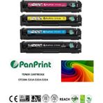 PanPrint Hp Color Laserjet Pro Mfp M180N Siyah Mavi Sarı Kırmızı Takım Muadil Toner (CF530A) - Siyah - Mavi - Sarı - Kırmızı