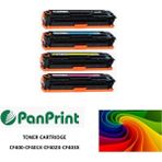 PanPrint Hp Color Laserjet Pro Mfp M274DN Siyah-Mavi-Sarı-Kırmızı Takım Muadil Toner (CF400X) - Siyah - Mavi - Sarı - Kırmızı