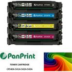PanPrint Hp Color Laserjet Pro Mfp M281FDW Siyah Mavi Sarı Kırmızı Takım Muadil Toner (CF540A) - Siyah - Mavi - Sarı - Kırmızı