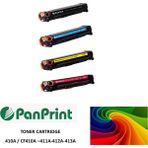 PanPrint Hp Color Laserjet Pro Mfp M477DW Siyah Mav, Sarı Kırmızı Takım Muadil Toner - Siyah - Mavi - Sarı - Kırmızı