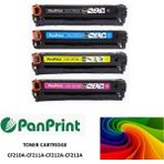 PanPrint Hp Laserjet Pro 200 Color Mfp M276N Siyah-Mavi-Sarı-Kırmızı Takım Muadil Toner - Siyah - Mavi - Sarı - Kırmızı