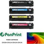 PanPrint Hp Laserjet Pro 400 Color M451NW Siyah-Mavi-Sarı-Kırmızı Takım Muadil Toner - Siyah - Mavi - Sarı - Kırmızı