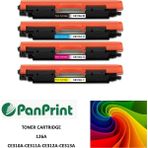 PanPrint Hp Topshot Laserjet Pro M275 Siyah-Mavi-Sarı-Kırmızı Takım Muadil Toner - Siyah - Mavi - Sarı - Kırmızı