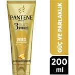 Pantene 3 Minute Miracle Onarıcı ve Koruyucu Saç Bakım Kremi 200 ml Kuru Saçlar İçin Güç ve Parlaklık