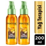 Pantene Doğal Sentez Yağ Terapisi Argan Yağlı Elixir 2x100 ml Saç Bakım Serumu