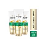 Pantene Güç & Parlaklık Saç Kremi 275ml Zayıf ve Mat Saçlar için x 3 Adet