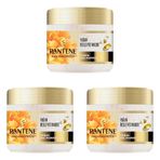 PANTENE PRO-V Miracles Frizz No More Elektriklenme Karşıtı Maske Kuru ve Kıvırcık Saçlar İçin 300 ml 3lü paket