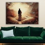 PANTHEON GALLERY Prophet Kanvas Tablo %100 Pamuk Çam Ahşap Çerçeve (100*140)