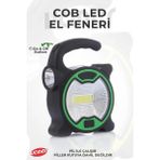 Panther Cob LED El Feneri (Pilli) - Siyah