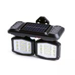 Panther Pt-2993 Sensörlü Solar Led Duvar Lambası - Beyaz Işık Ayarlanabilir Başlıklı Şarjlı Bahçe Aydınlatması
