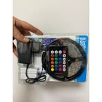 Panther RGB Şerit LED, Renkli LED Şerit, Uzaktan Kumandalı, Adaptör Dahil, Dekoratif Aydınlatma 5 MT