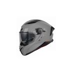 Panther Sv Solid A12 Gloss Gray Güneş Vizörlü Full Face Motosiklet Kaskı