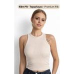 Panto Fashion Halter Yaka Atlet - Vizon - XL