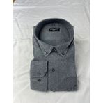 Pantoloncu Ali Kışlık Kaşmir Battal Gömlek - Açık Gri - 2XL