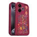 PanXCase Xiaomi Redmi 13 4G / Poco M6 4G için kılıf - Cep telefonu kılıfı silikon kılıf yumuşak ince hafif şık tasarım, kamera koruması darbeye dayanıklı çizilmez ince koruyucu kılıf (şarap kırmızısı,