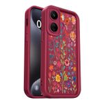 PanXCase Xiaomi Redmi 13C 4G / Poco C65 için kılıf - Cep telefonu kılıfı silikon kılıf yumuşak ince hafif şık tasarım, kamera koruması darbeye dayanıklı çizilmez ince koruyucu kılıf (şarap kırmızısı,