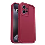 PanXCase Xiaomi Redmi Note 12 4G için kılıf - Cep Telefonu Kılıfı Silikon Kılıf Yumuşak İnce Hafif Zarif Tasarım, Kamera Koruması Darbeye Dayanıklı Çizilmez İnce Koruyucu Kılıf (Kırmızı Şarap)