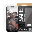 Panzer Glass SAFE. by Çizilmeye Dayanıklı Ekran Koruyucu Apple iPhone 15 PLUS için - Kristal berraklığında ekran ve darbe koruması