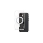 PanzerGlass Care By Panzerglass Iphone 16 Feature Kickstand ve Magsafe - Gümüş Kılıf