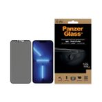 PanzerGlass™ Ekran Koruyucu Folyo - iPhone 13 Pro Max 2021 6.7" için CamSlider™ Black Privacy ile