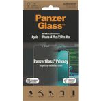 PanzerGlass iPhone 14 Plus/13 Pro Max UWF Privacy Antibakteriyel Ekran Koruyucu